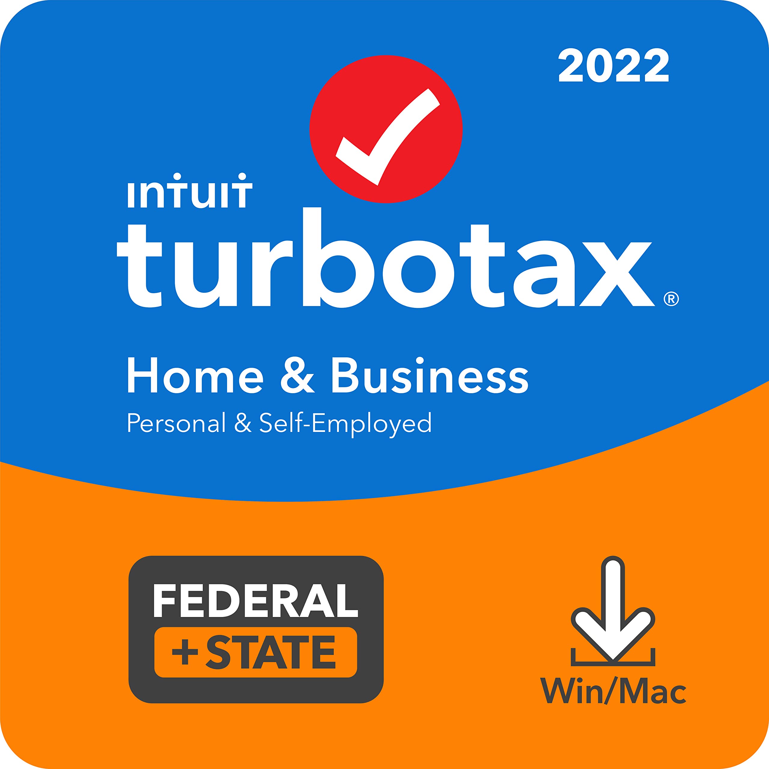 TurboTax Home & Business 2022 Tax Software, Federal and State Tax Return [PC/MAC Download]